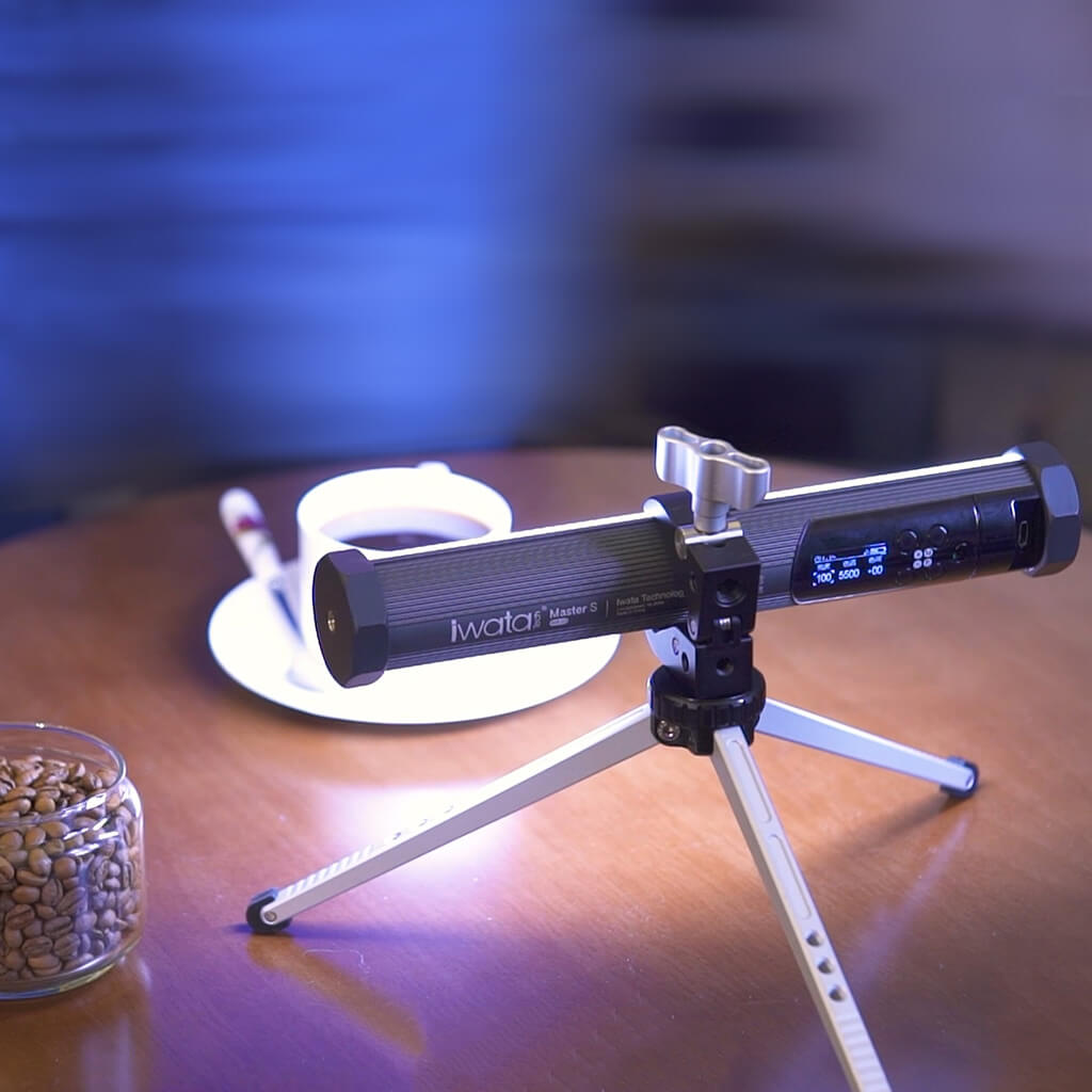 iwata Master S on tripod