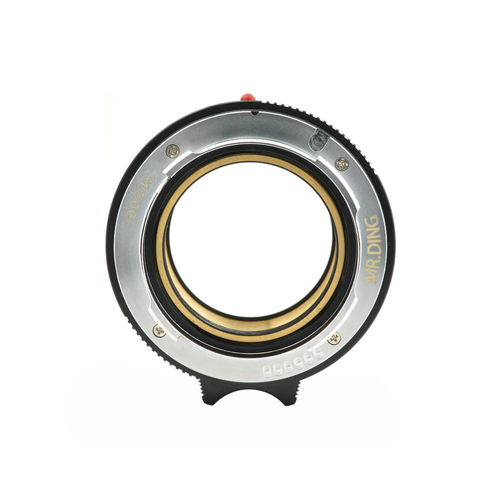 Funleader contax g35 f/2 to leica m converted lens black helicoid back view